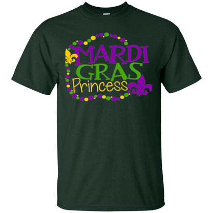 Mardi Gras Princess T-shirt Forest Green