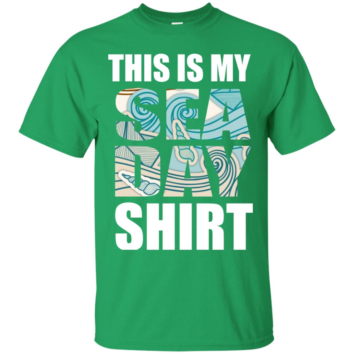 Summer Vacation T-shirt This Is My Sea Day Irish Green