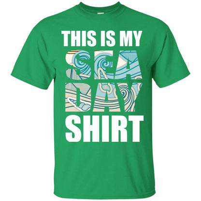 Summer Vacation T-shirt This Is My Sea Day Irish Green