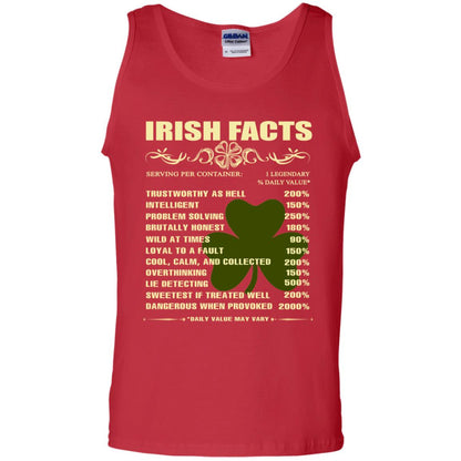 Irish Facts Intelligent Problem Solving Shirt Red