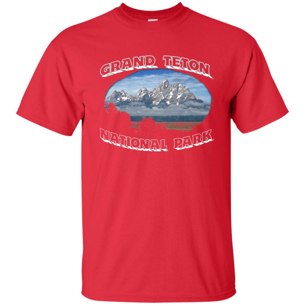 Grand Teton National Park T-shirt Red