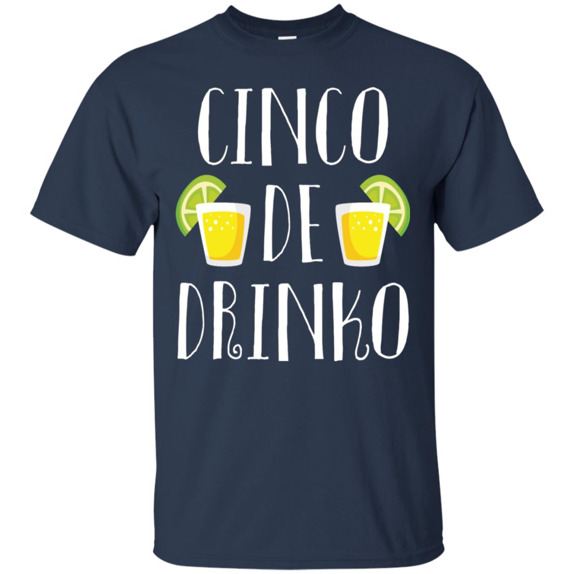 Cinco De Mayo Drinko Drink Lover Shirt Navy