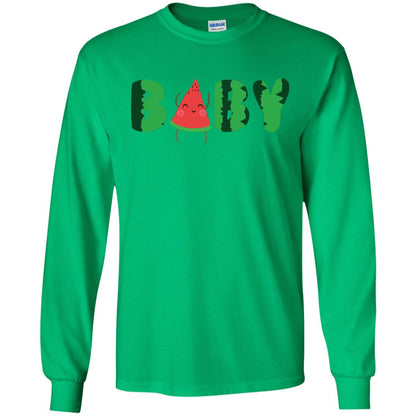 Baby Watermelon Funny Summer Melon Fruit Shirt For Baby Kids Irish Green