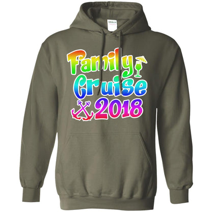 Family T-shirt Cruise 2018 Military Green