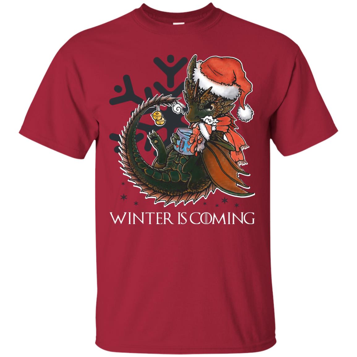 Winter Is Coming Christmas Shirt Cardinal