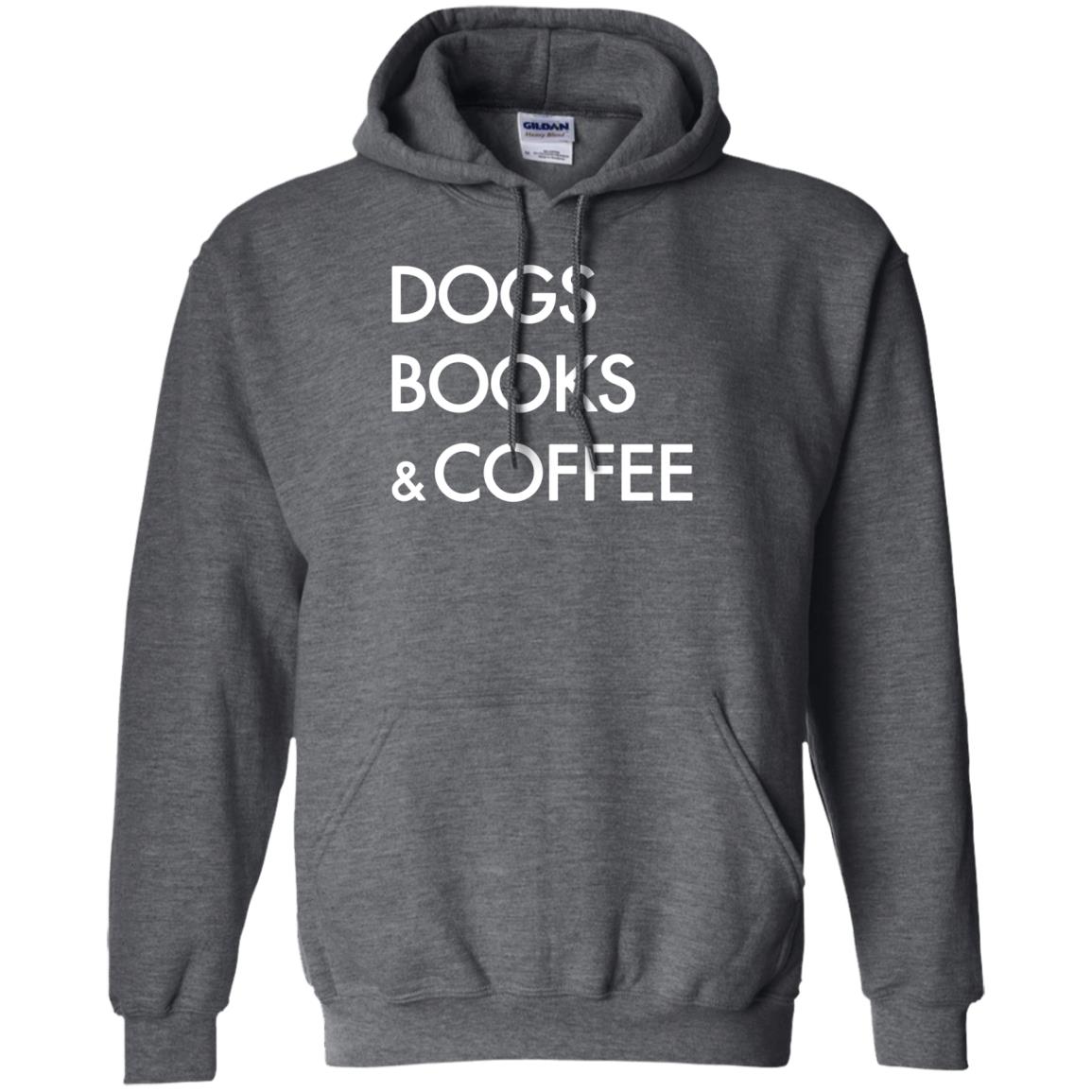 Dog Book And Coffee Shirt Dark Heather
