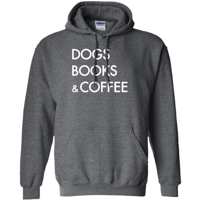 Dog Book And Coffee Shirt Dark Heather