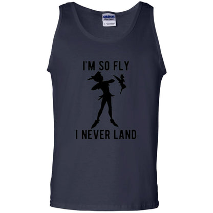 Film T-shirt Tinker Bell I'm So Fly I Never Land Navy