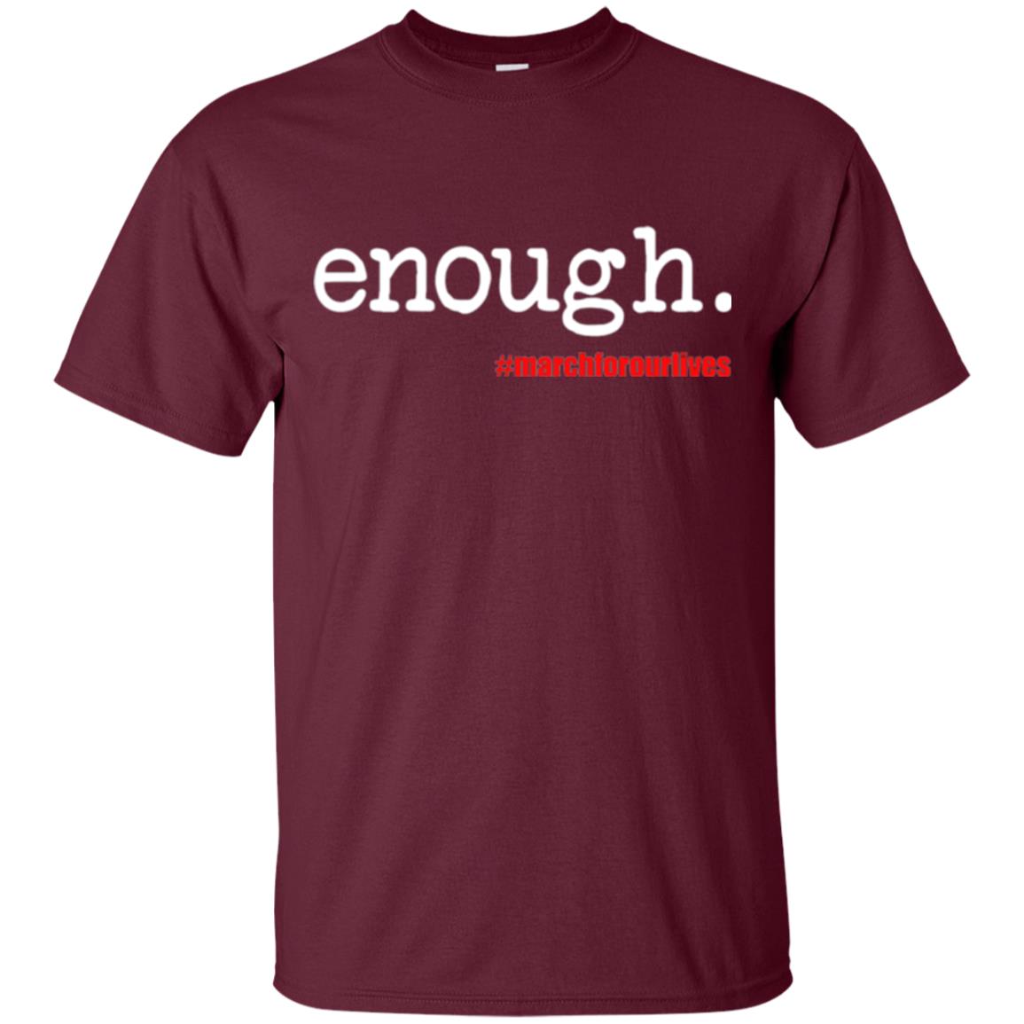 March For Our Lives Anti Gun T-shirt Maroon