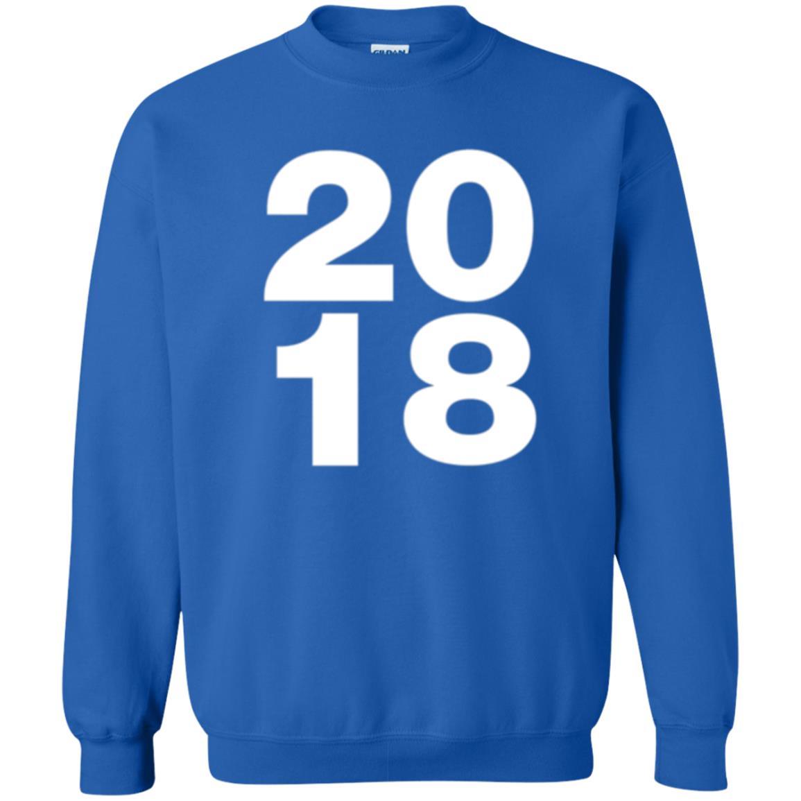 Happy New Year T-shirt 2018 New Year Party T-shirt Royal