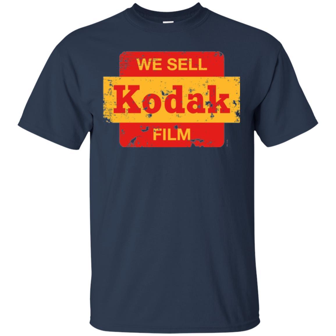 Film T-shirt Vintage We Sell Kodak Film Navy