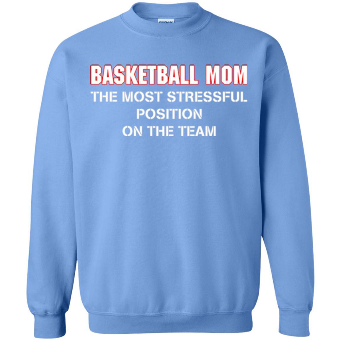 Basketball Lover T-shirt The Most Stressful Position Position On The Team Carolina Blue