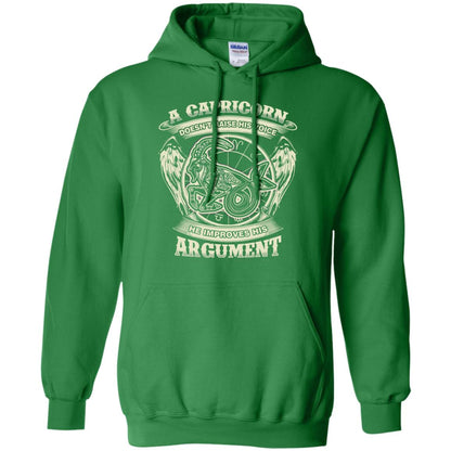 Capricorn Dosent Raise His Voice He Improve His Argument Irish Green