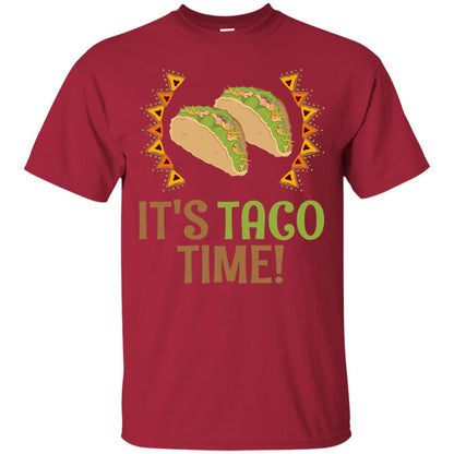 It's Taco Time T-shirt Cardinal