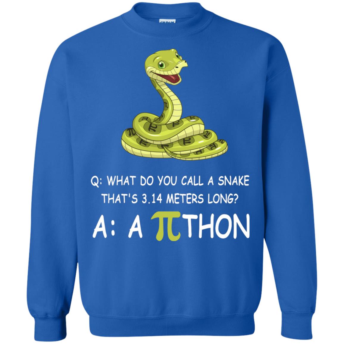 What Do You Call A Snake That's 3.14 Meters Long Shirt Royal