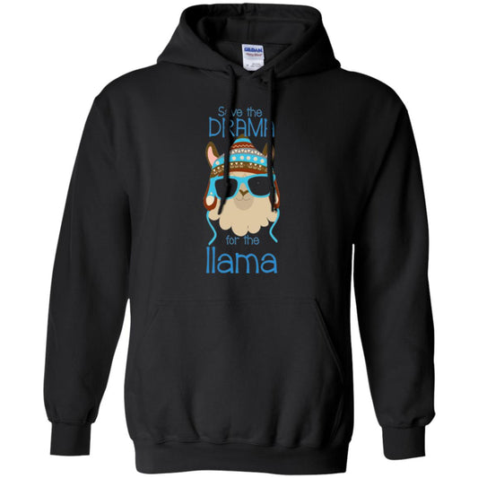Llama Lovers T-shirt Save The Drama For The Llama Black