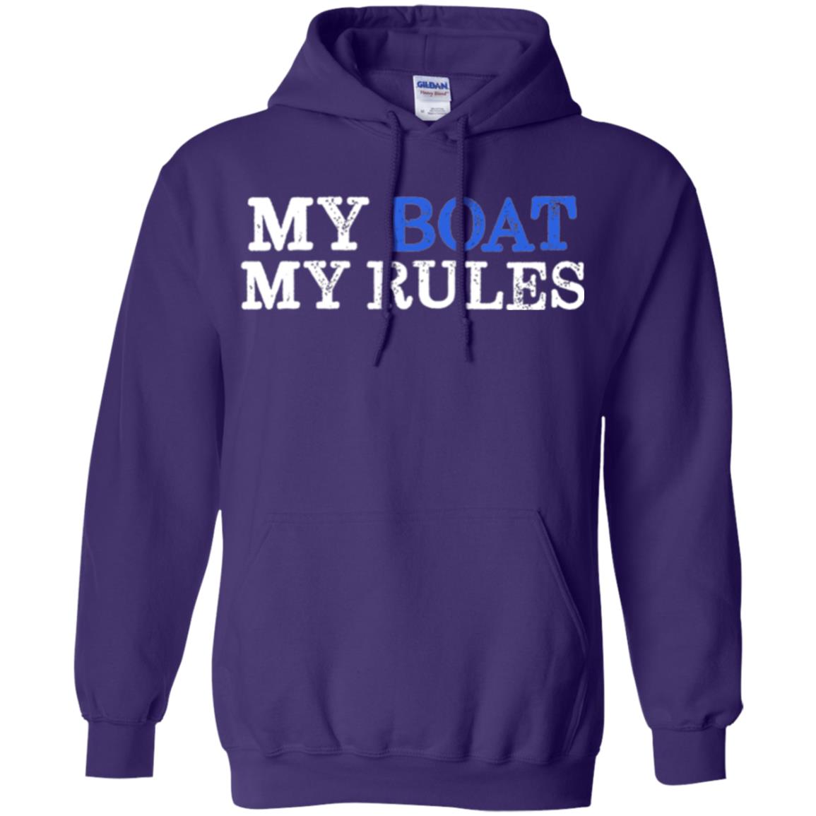 My Boat My Rules T-shirt Purple