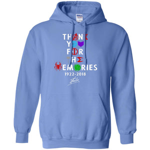 Thank You For The Memories Stan Lee Movie Hero Fan ShirtG185 Gildan Pullover Hoodie 8 oz.