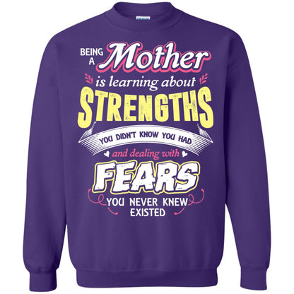 Being A Mother Is Learning About Strengths You Dont Know You Had And Deal With Fears You Never Knew Existed Purple