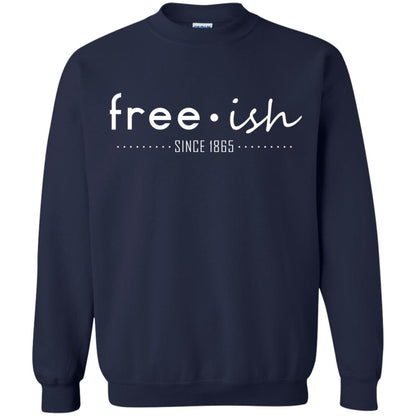 Free Ish Since 1865 Black Pride T-shirt Navy