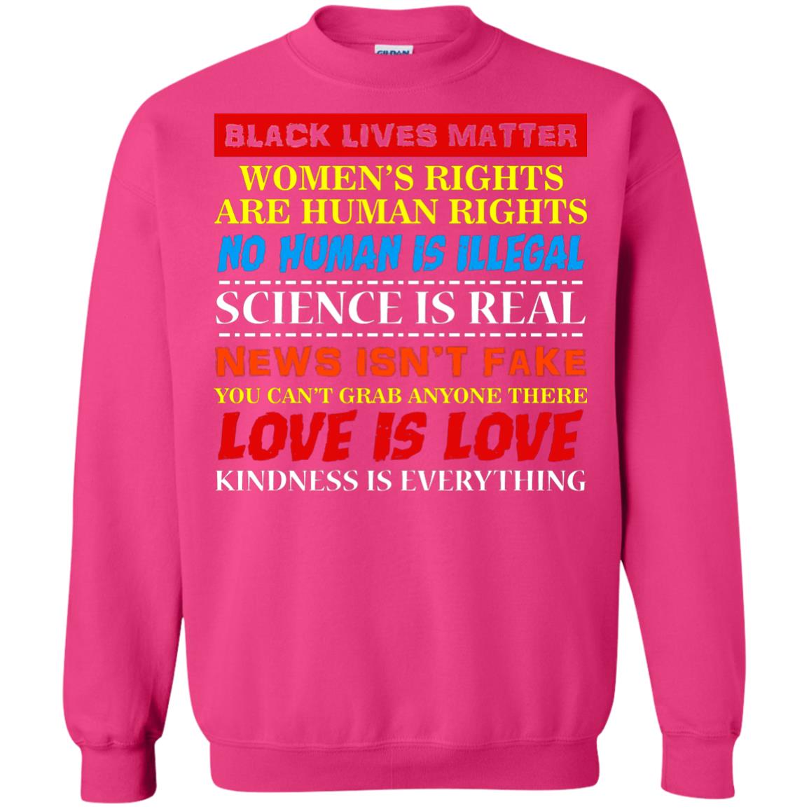 Black Lives Matter Womens Rights Are Human Rights Heliconia