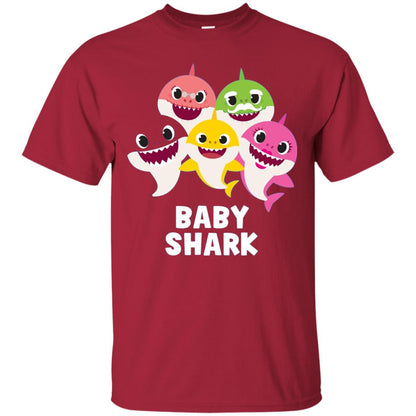 Pinkfong Baby Shark Family Shark Lover T-shirt Cardinal