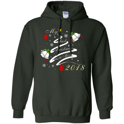 My Last Christmas As A Miss 2018 X-mas Shirt For Married Womens Forest Green