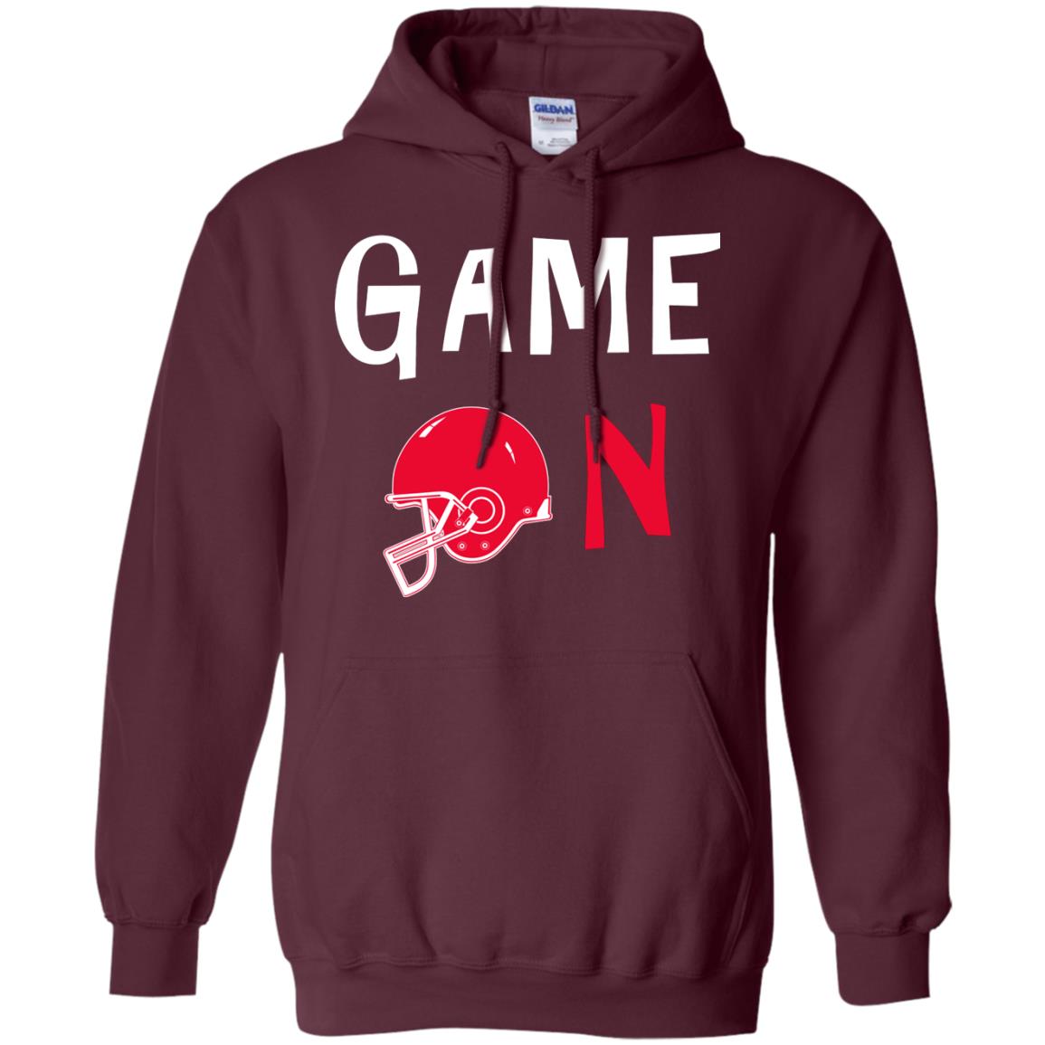 Football Lover T-shirt Game On Maroon