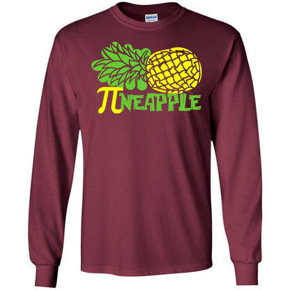 Cool Pineapple Gift Shirt For Pi Day Maroon