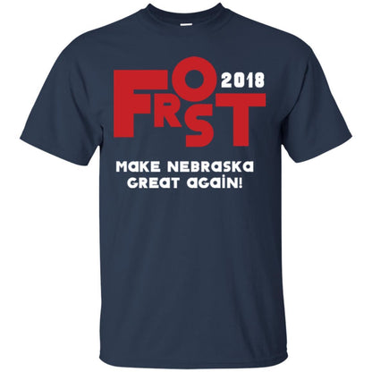 Frost 2018 Make Nebraska Great Again T-shirt Navy