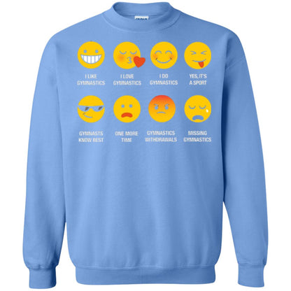 Gymnastic Lovers T-shirt Emoji Carolina Blue