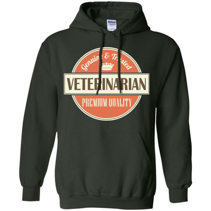 Veterinarian T-shirt Genuine And Trusted Permium Quality Forest Green