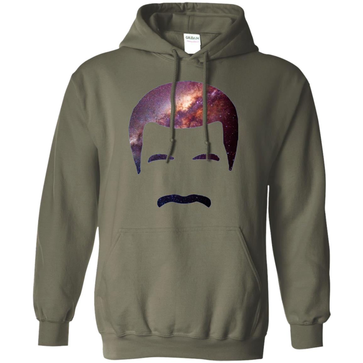 Neil Degrasse Tyson Galaxy T-shirt Military Green