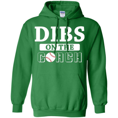 Dibs On The Coach Baseball T-shirt Irish Green