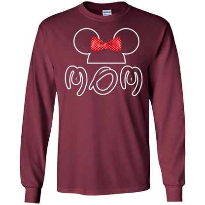 Minnie Mom T-shirt Maroon