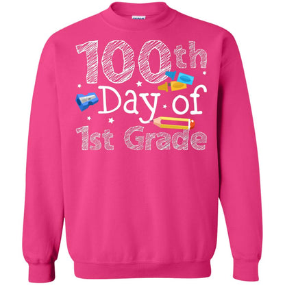 Kindergarten T-shirt 100th Day Of 1st Grade Heliconia