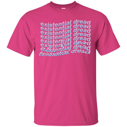 Existential Dread Waves Melting Distortion Aesthetic T-shirt Heliconia