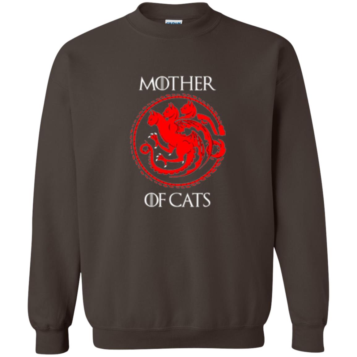 Cat Lovers T-shirt Mother Of Cat Dark Chocolate