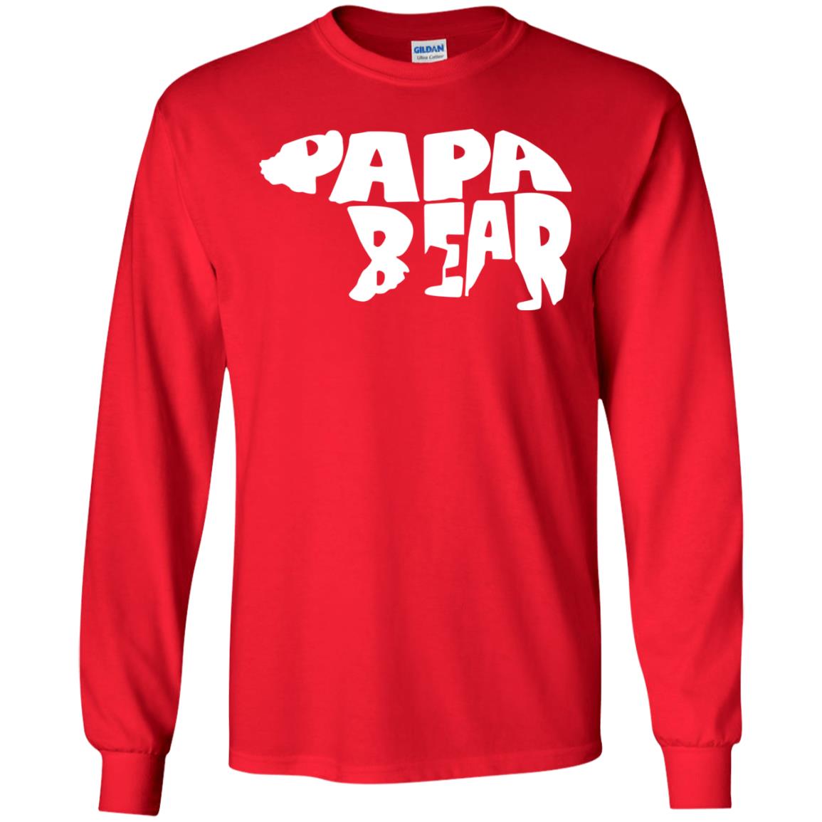 Bear Papa Shirt Red