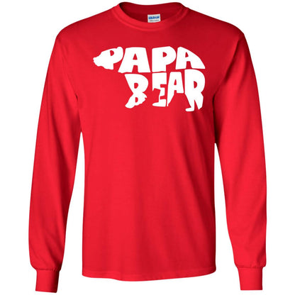 Bear Papa Shirt Red