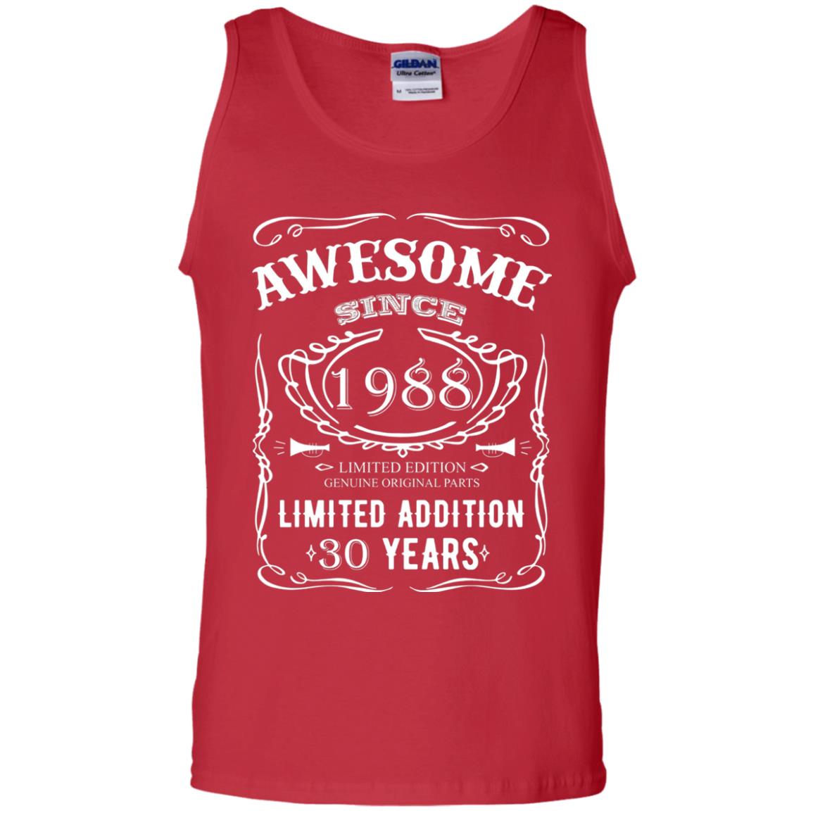 Awesome Since 1988 Limited Addition 30 Years 30th Birthday T-shirt Red