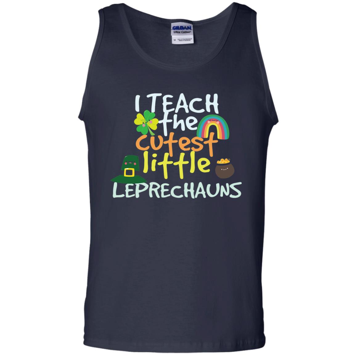 Cutest Little Leprechauns St. Patricks Day Teacher T-shirt Navy
