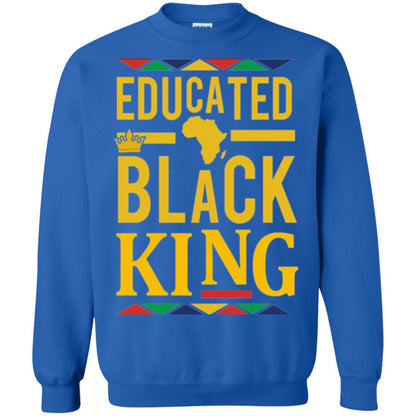 African Dna Pride T-shirt Dashiki Educated Black King Royal