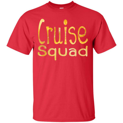 Cruise Squad T-shirt Funny Party Red