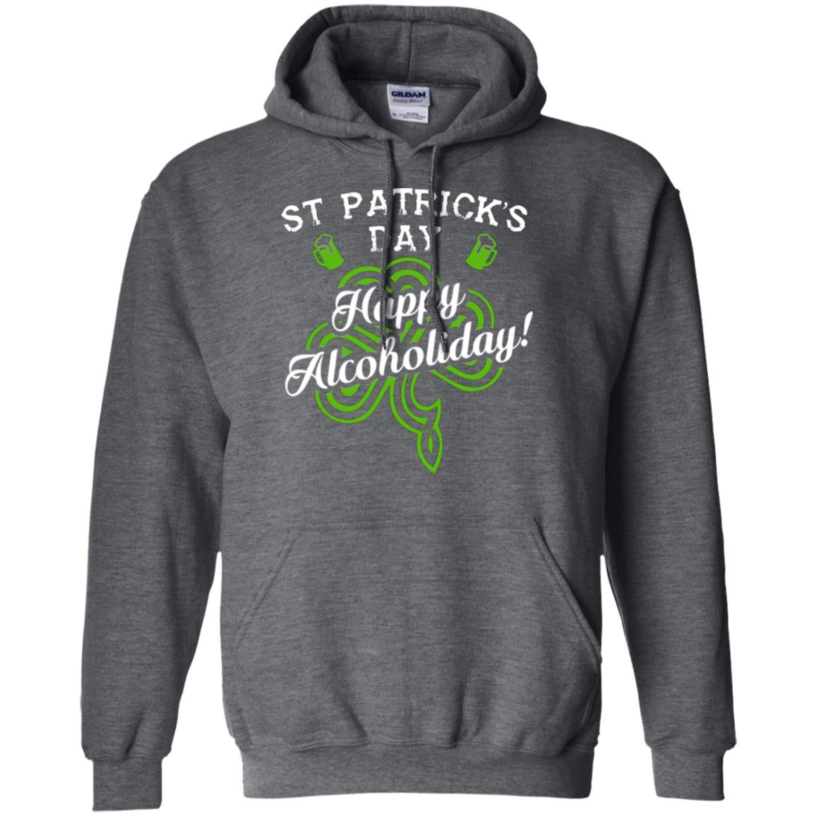 St. Patrick's Day T-shirt Happy Alcoholiday Dark Heather