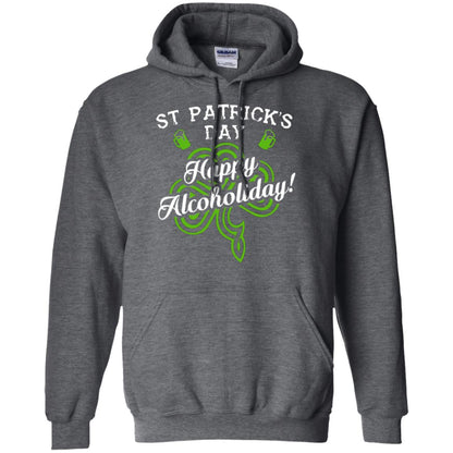 St. Patrick's Day T-shirt Happy Alcoholiday Dark Heather