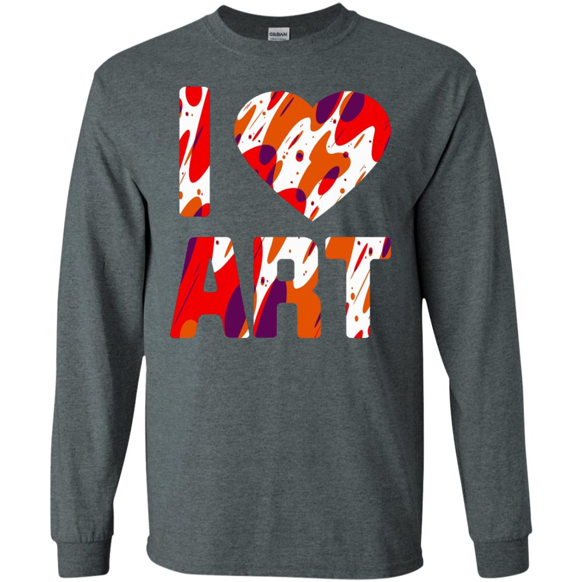 Artist T-shirt I Love Art Dark Heather