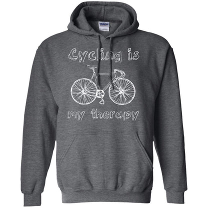 Cycling Is My Therapy Spin Class T-shirt Dark Heather