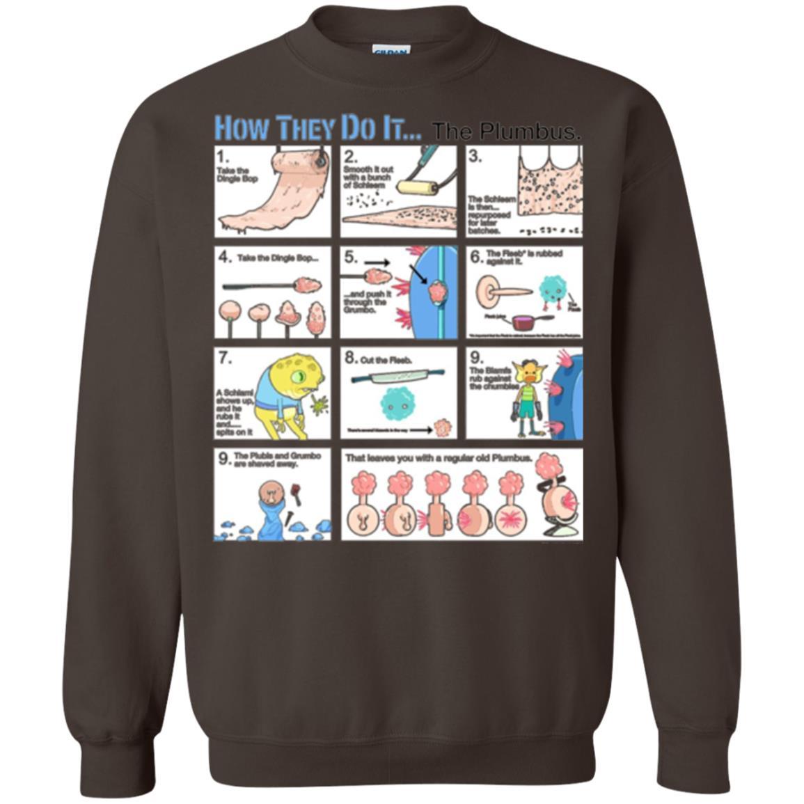 Film T-shirt How They Do Itthe Plumbus Dark Chocolate