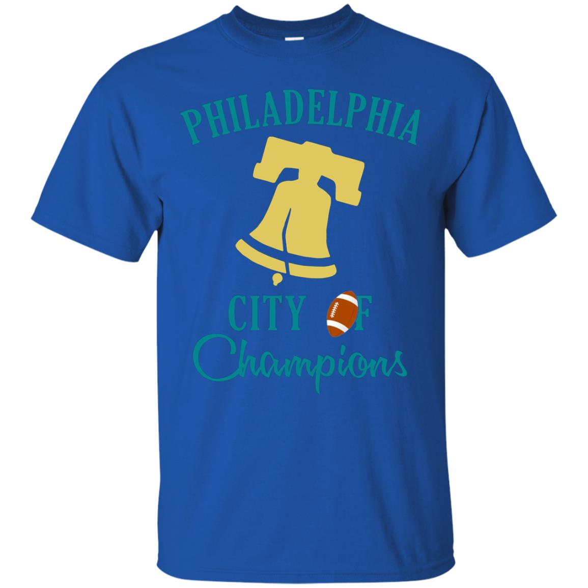 Football Lover T-shirt Philadelphia City Of Champion Royal